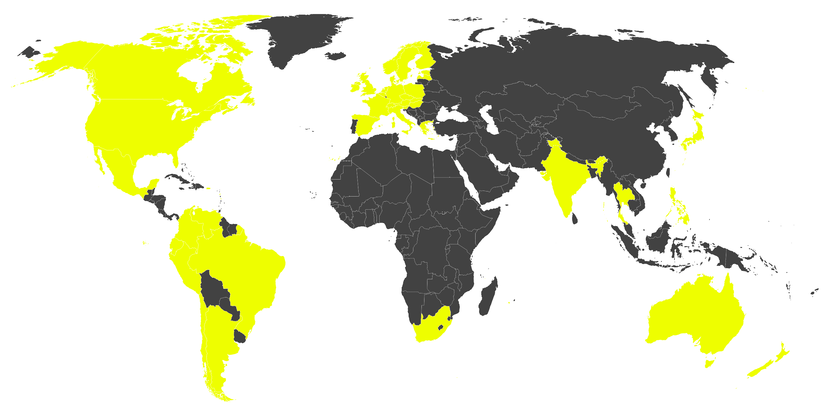 map of increv clients