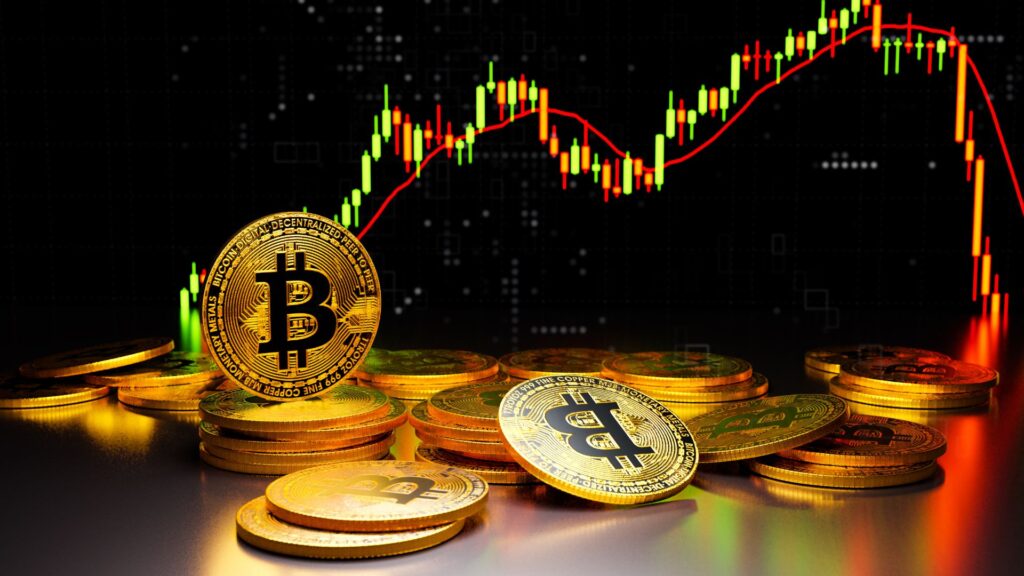 Bitcoin concept.